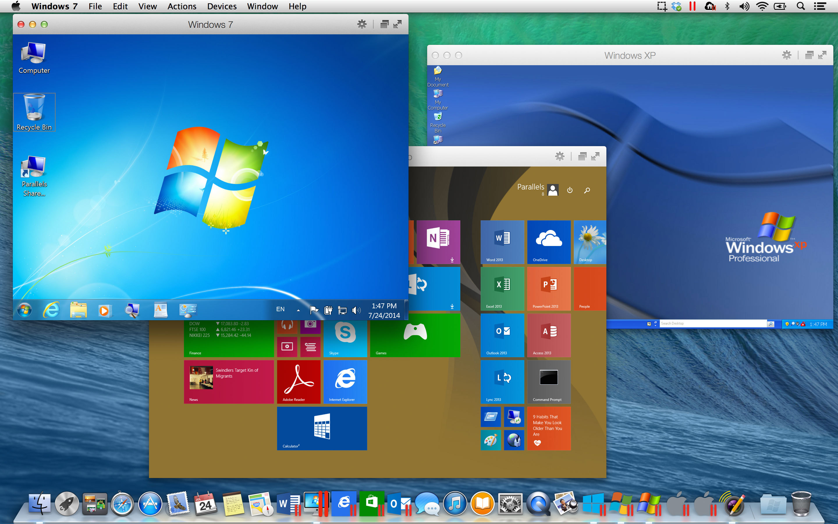 parallels for mac and windows xp